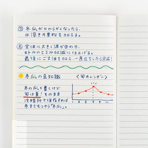 2025 Hobonichi Accessories: A6 Lined Notebook
