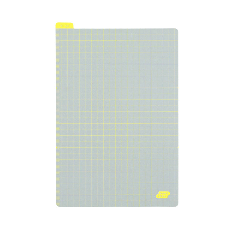 2026 Hobonichi Accessories: A6 Pencil Board - Ice Gray x Yellow