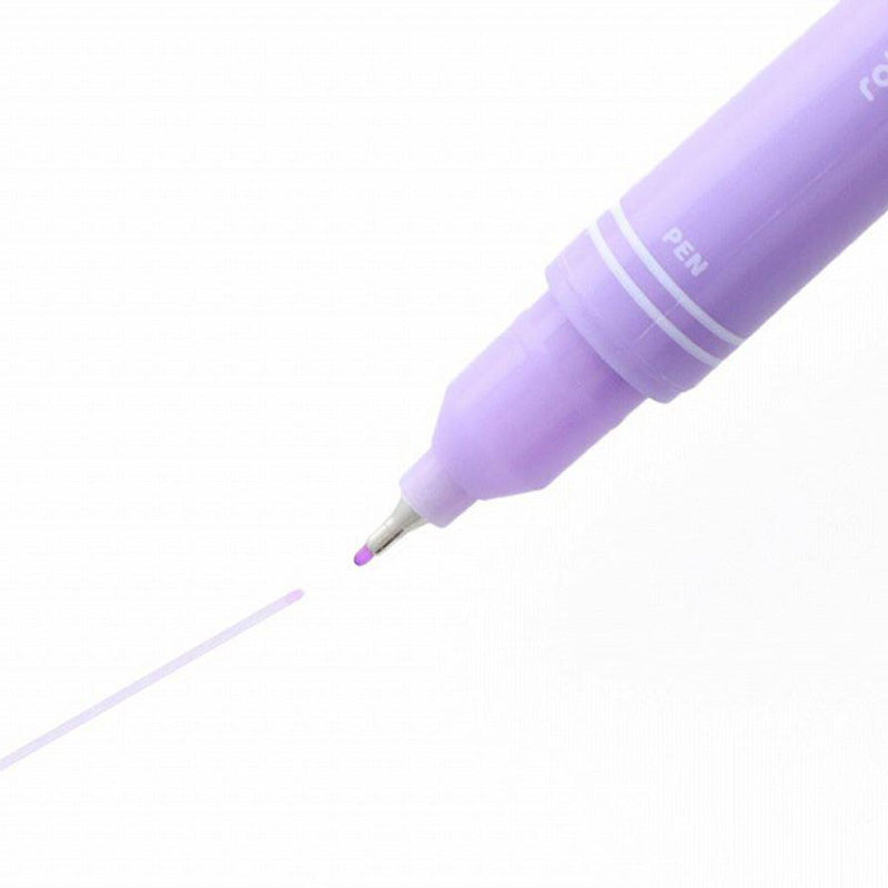 Rodeco Polka Dot Roller Pen - Lavender