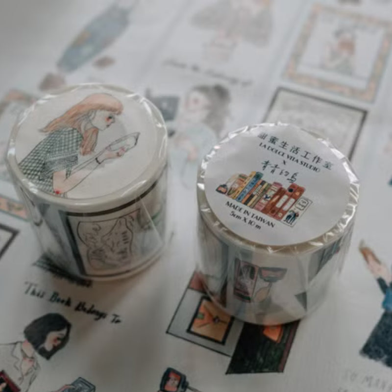 La Dolce Vita Paper Tape With Release Paper - Life In A Bookstore