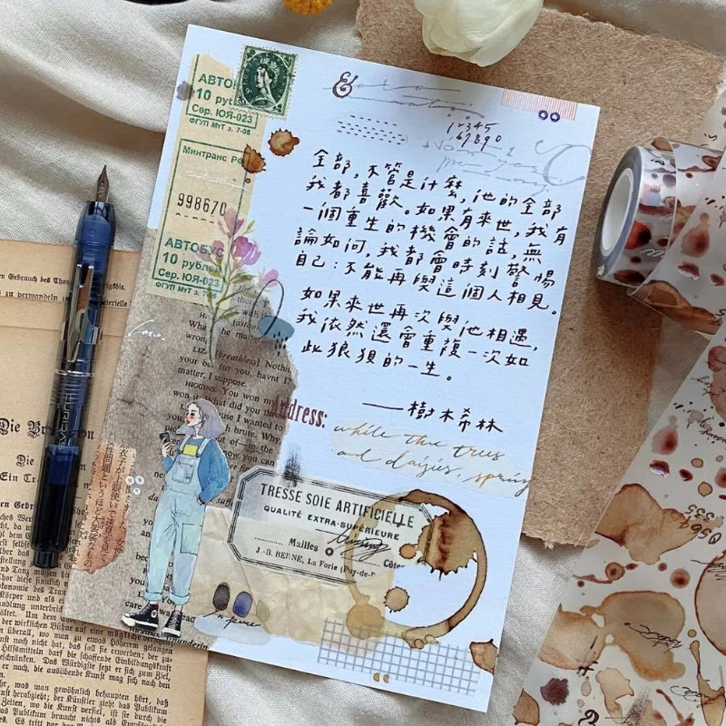 Shiwu Studio × Siyun 7cm Matte PET Tape - Love Cocoa