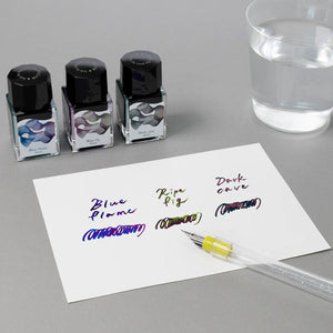 Sailor Dipton + Hocoro Dip Pen Sheen Ink Set - Blue Flame