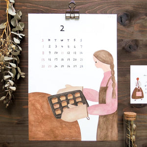 Cozyca x Necktie 2026 Wall Calendar