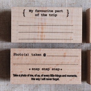 EileenTai.85 Rubber Stamp - My Favourite Part Of The Trip