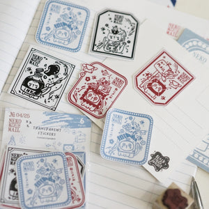 Black Milk Project Neko Mail - PET Label Sticker Pack
