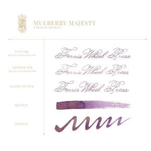 Ferris Wheel Press 38ml Fountain Pen Ink -  Mulberry Majesty