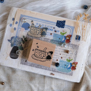 EileenTai.85 Rubber Stamp - Simple Happiness - Coffee is Life