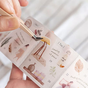 MU Die Cut Washi Tape Book - Electricity Label