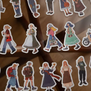 La Dolce Vita Tin of Stickers - We Move Forward Happily