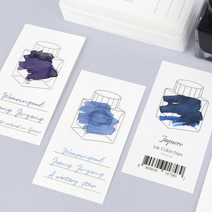 Wearingeul Ink Color Swatch Cards - Ink Color Chart Card Vertical