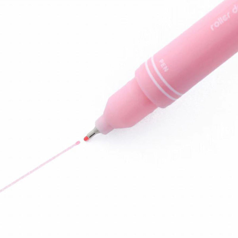 Rodeco Polka Dot Roller Pen - Pink