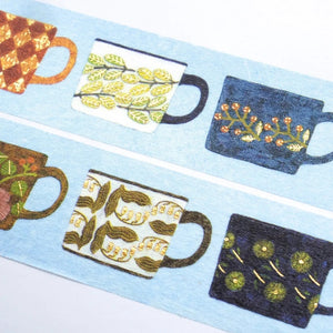 Cozyca Foil Masking Tape - My Favourite Mugs (21-029)