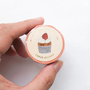 Cozyca Foil Masking Tape - 3 o'clock Snack (21-030)
