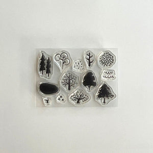 Mizushima Pocket Clear Stamp Set - Tree 02 STJ-P-KI02