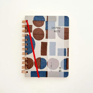 Mizushima Shippo Notebook - Circle and Square NTSP-MS