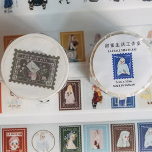 La Dolce Vita Die Cut Stickers Washi Tape - Sweet Post