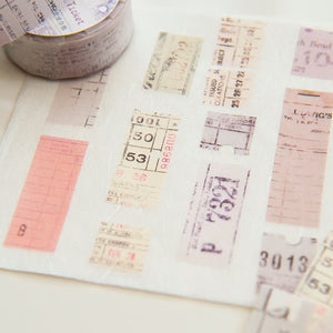 MU Print Sectional Washi Paper Tape - SWT-005 Geometric Pure System