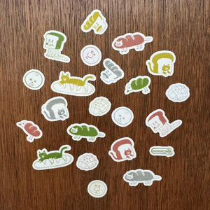 Mizushima x Shibata Keiko Flake Stickers - Bakery FS-NB