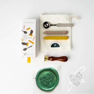 Fiona Ariva - Botanical Floral Love Heart Wax Seal Stamp Kit
