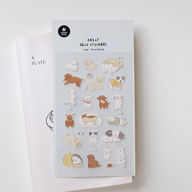Suatelier Stickers - 1191 Furry Friends