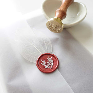 Fiona Ariva - Olive Leaves Stamp Head: Stamp head only (no handle)