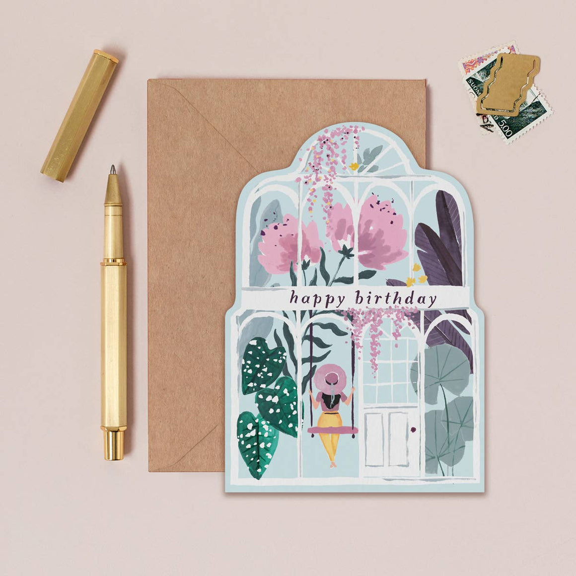 Sister Paper Co. - Greenhouse Birthday Card | Plant Birthday Card | Plants Card