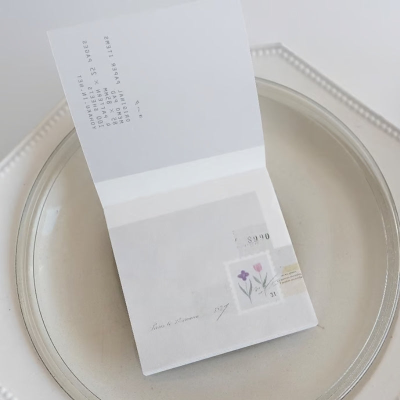 Yohaku Mashikaku Memo Pad - M-173 Garden