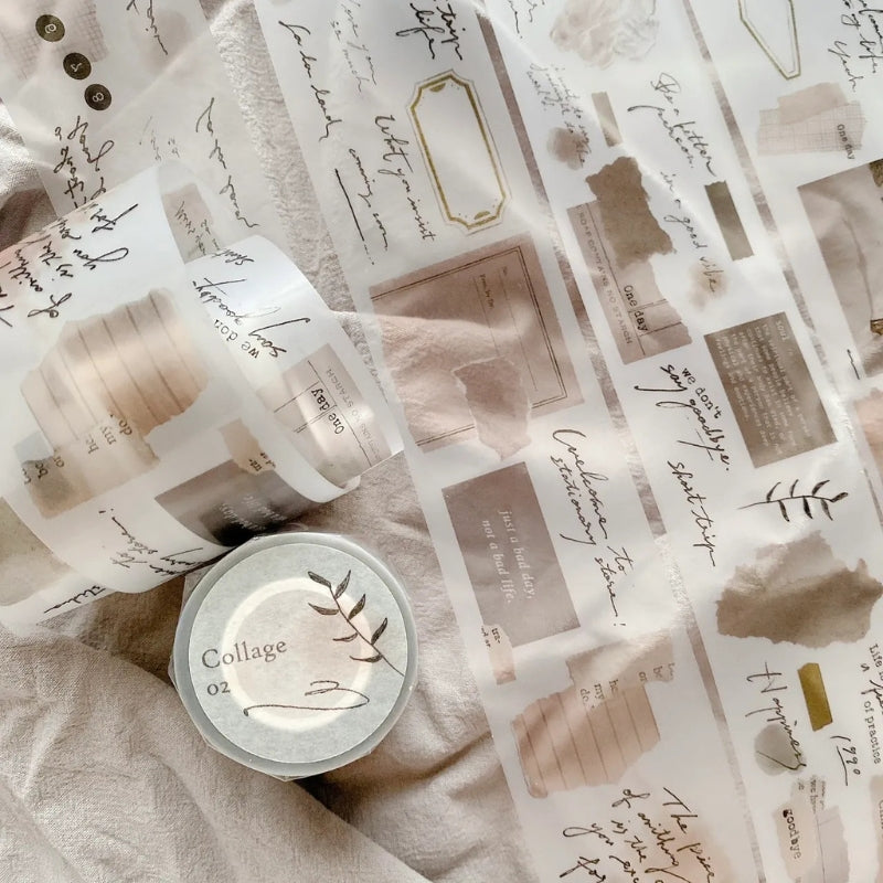 Shiwu Studio 5cm Matte PET Tape - Collage 02