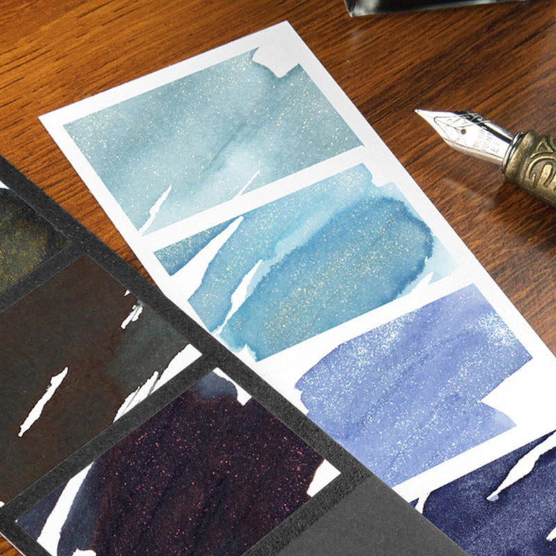 Pattern Swatches Ink Wearingeul Ink Color Swatch Cards - Four Photos Color Swatch (Black ...