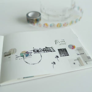 Yohaku Clear Tape - P-004 Seal Grey