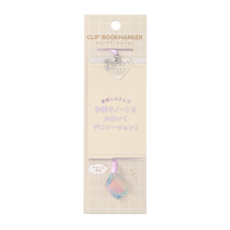 Notebook Clip In. Bookmark Marks Notebook Deco Clip Bookmark with Charm - Jewelry for A6 - Paper ...