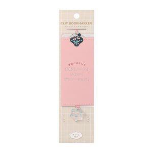 Marks Notebook Deco Clip Bookmark with Charm - Flower for B6