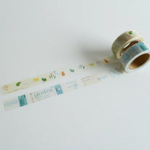Yohaku Washi Tape - Y-159 Birch Forest
