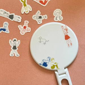 Mizushima x Masuko Eri Flake Stickers - Children FS-KD