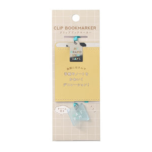Marks Notebook Deco Clip Bookmark with Charm - Logo for B7