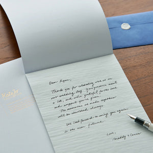 Takeo Paper Dressco Letter Pad - Onionskin Pale Blue