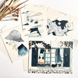 Cozyca x Sayuri Fujimaki Postcard - Sleepless Night