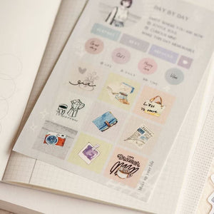 MU Print Girl Stickers - 002