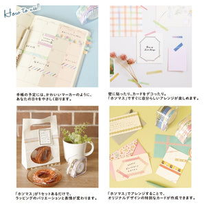 Hosomasu Masking Tape Set and Case - HMT04 Stars