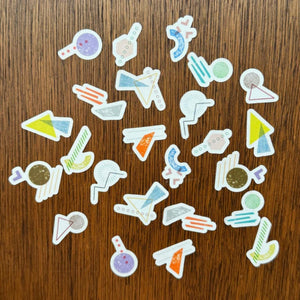 Mizushima Flake Stickers - Shapes 01 FS-K-01