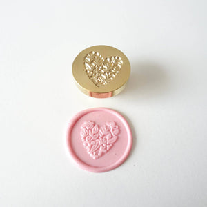 Fiona Ariva - Botanical Floral Love Heart Wax Seal Stamp Kit