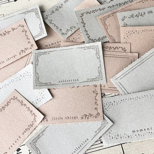 OEDA Letterpress 5 Word Label Book
