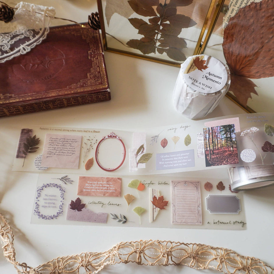 Note & Wish - Autumn Memento PET Tape