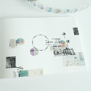 Yohaku Sticker Roll - P-003 Collage