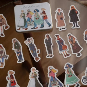La Dolce Vita Tin of Stickers - We Move Forward Happily