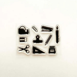 Mizushima Pocket Clear Stamp Set - Stationeries STJ-P-BU
