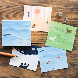 Cozyca x Nishi Shuku Memo Block - Land Scape