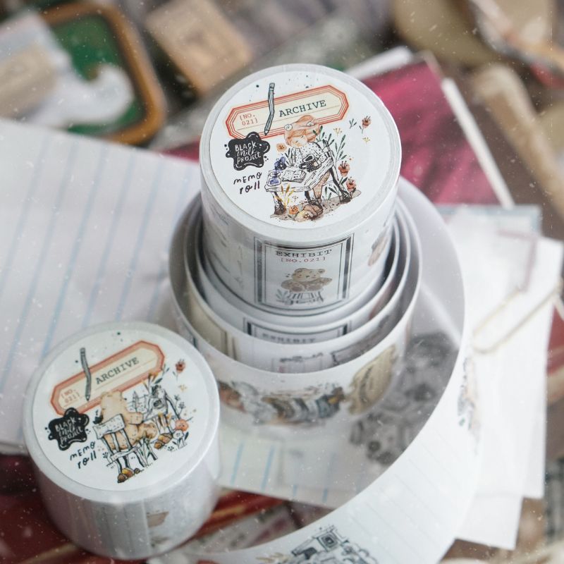 PRE ORDER: Black Milk Project Archive - Writable Memo Roll - MT11 (with Backing)