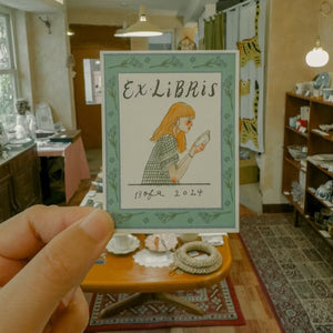 La Dolce Vita Ex Libris Sticker Set - Life In A Bookstore