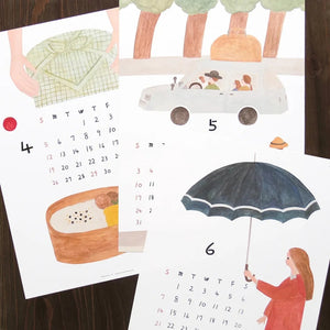 Cozyca x Necktie 2026 Wall Calendar